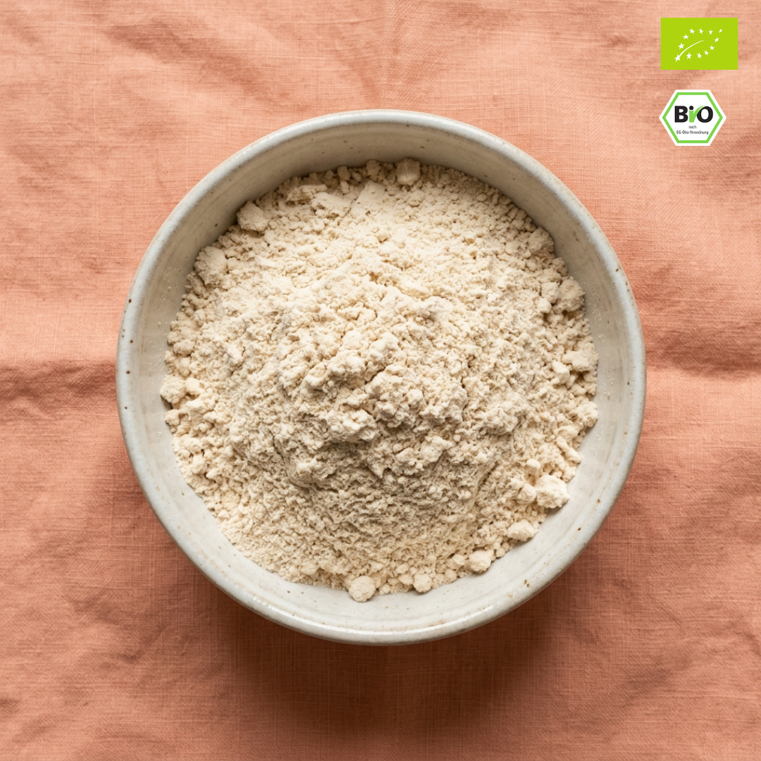 Bio Proteinpulver | "Banana-Punch" | Vegan & 52% Protein | mit Dattelsüße