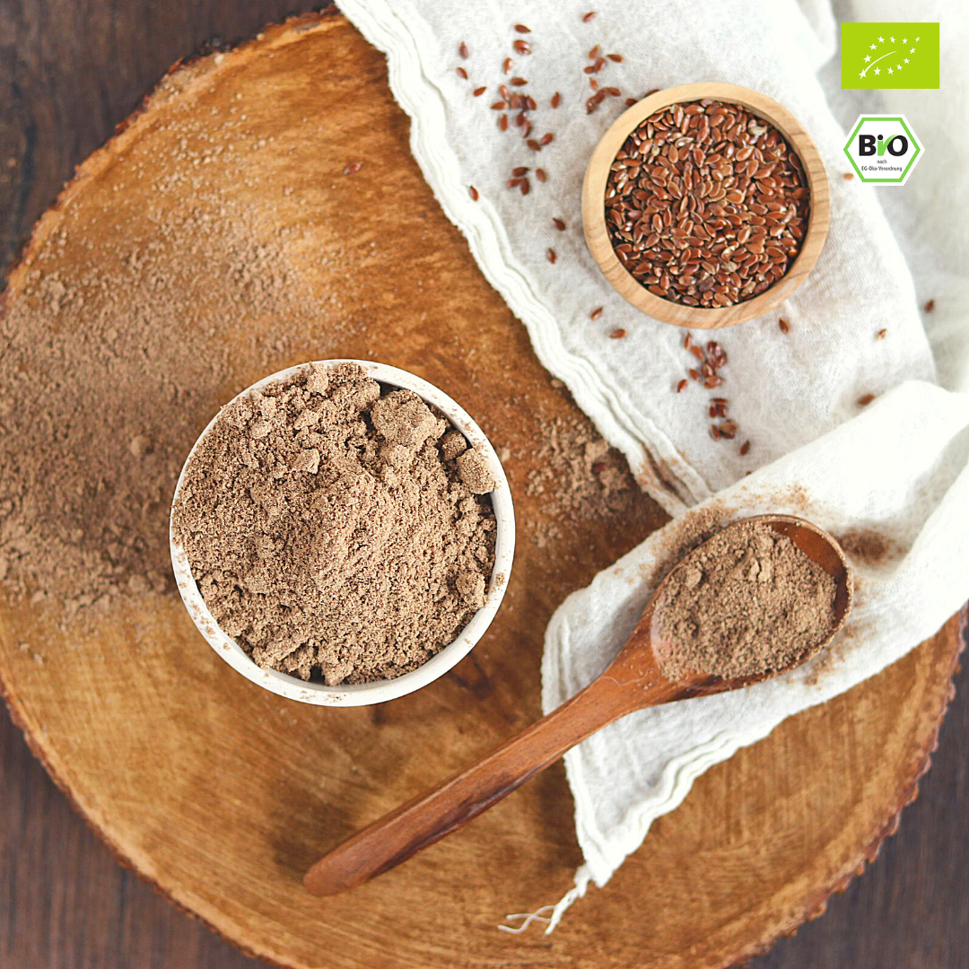Bio Leinprotein Pulver | aus Österreich | 35 % pflanzliches Eiweiß