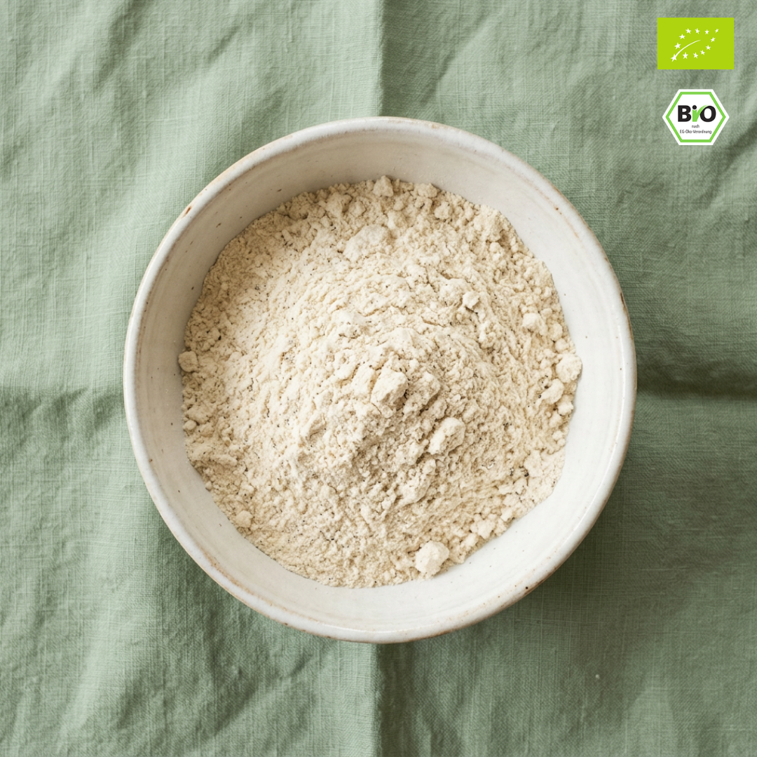 Bio Proteinpulver | "Bourbon Vanille" | Vegan & 62% Protein | mit Dattelsüße