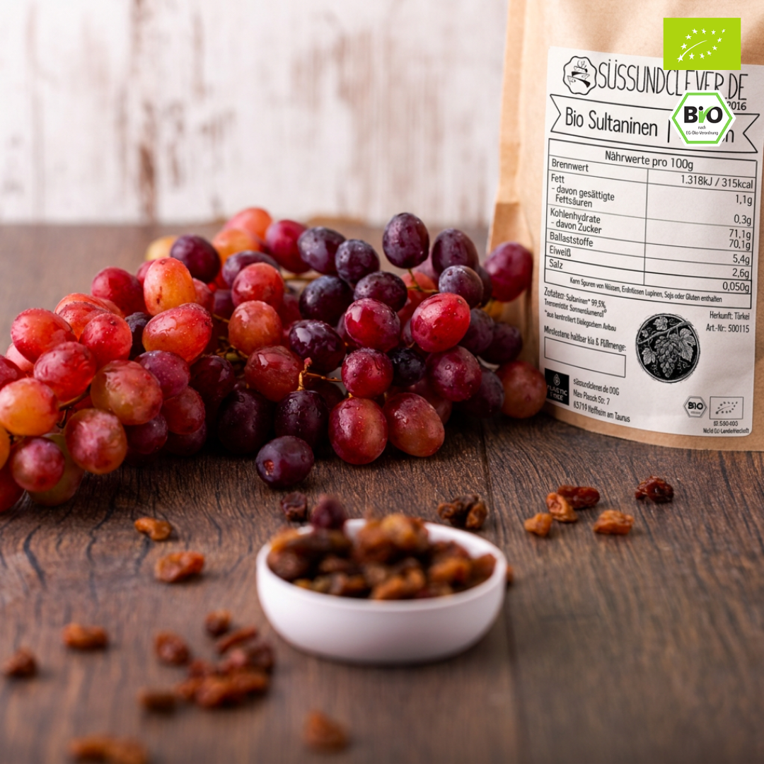 Bio Sultaninen | Rosinen | Sultanas | fruchtig-süß