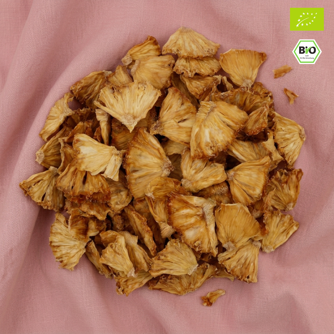 Bio Ananasstücke | Tidbits | soft | ungeschwefelt & ohne Zuckerzusatz