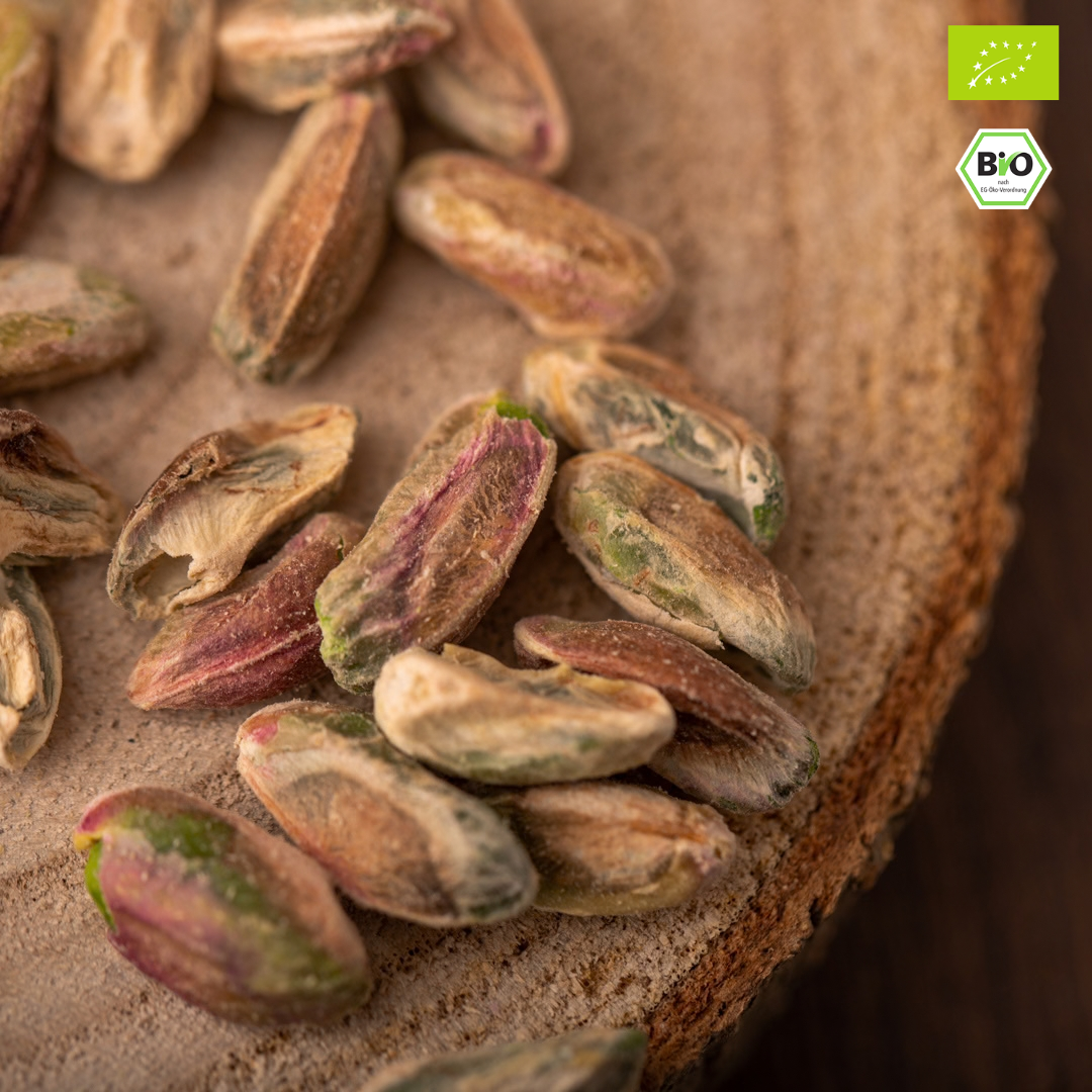 Bio Pistazienkerne | mit Haut | naturbelassen | aromatisch & knackig