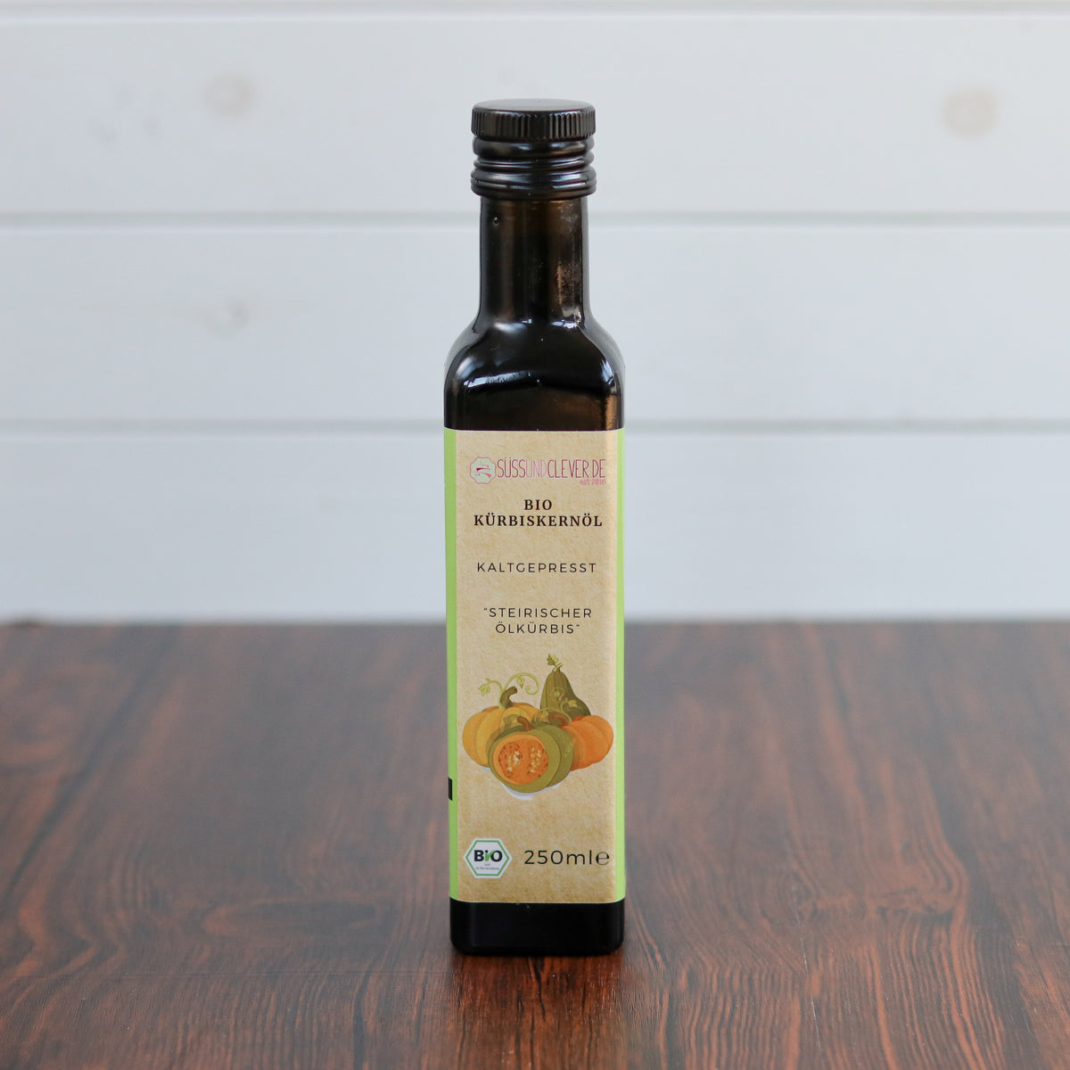 Bio Kürbiskernöl | kaltgepresst | "Steirischer Öl-Kürbis" | 250 ml im Glas