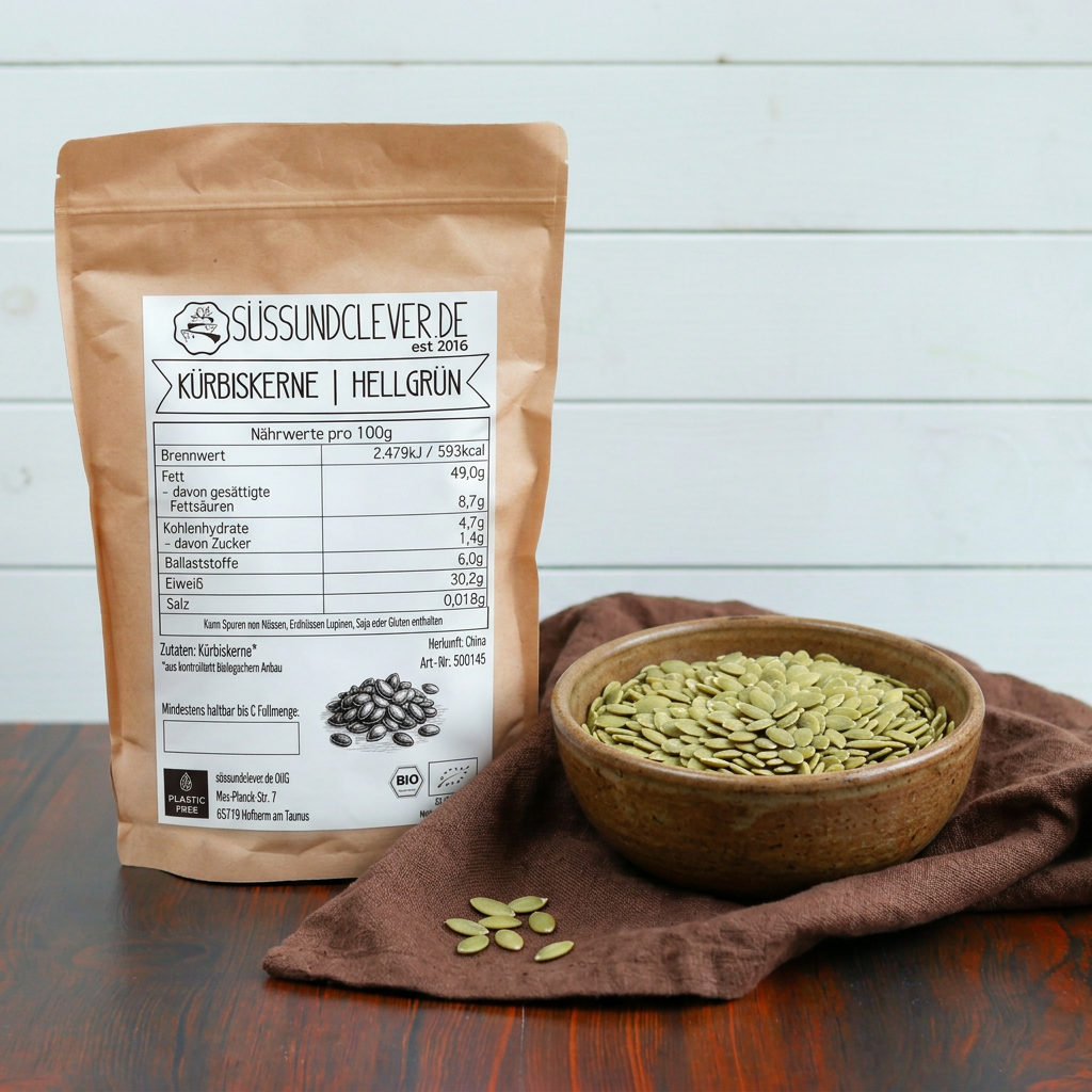 Bio Kürbiskerne | Shine Skin | hellgrün