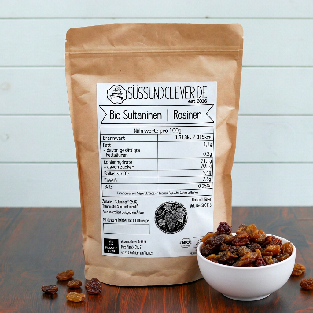 Bio Sultaninen | Rosinen | Sultanas | fruchtig-süß