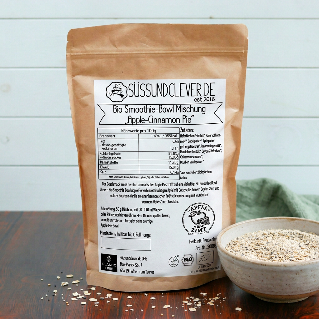 Bio Smoothie Bowl | "Apple-Cinnamon Pie" | Fertigmischung