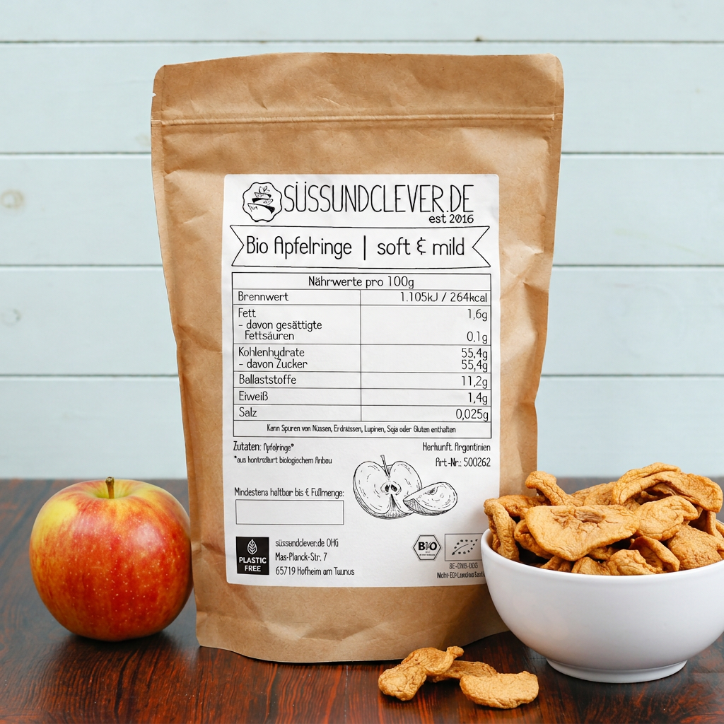 Bio Apfelringe | soft & mild | ungesüsst | aus Argentinien