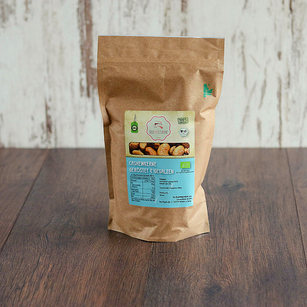 Bio Cashewkerne | geröstet &amp; gesalzen