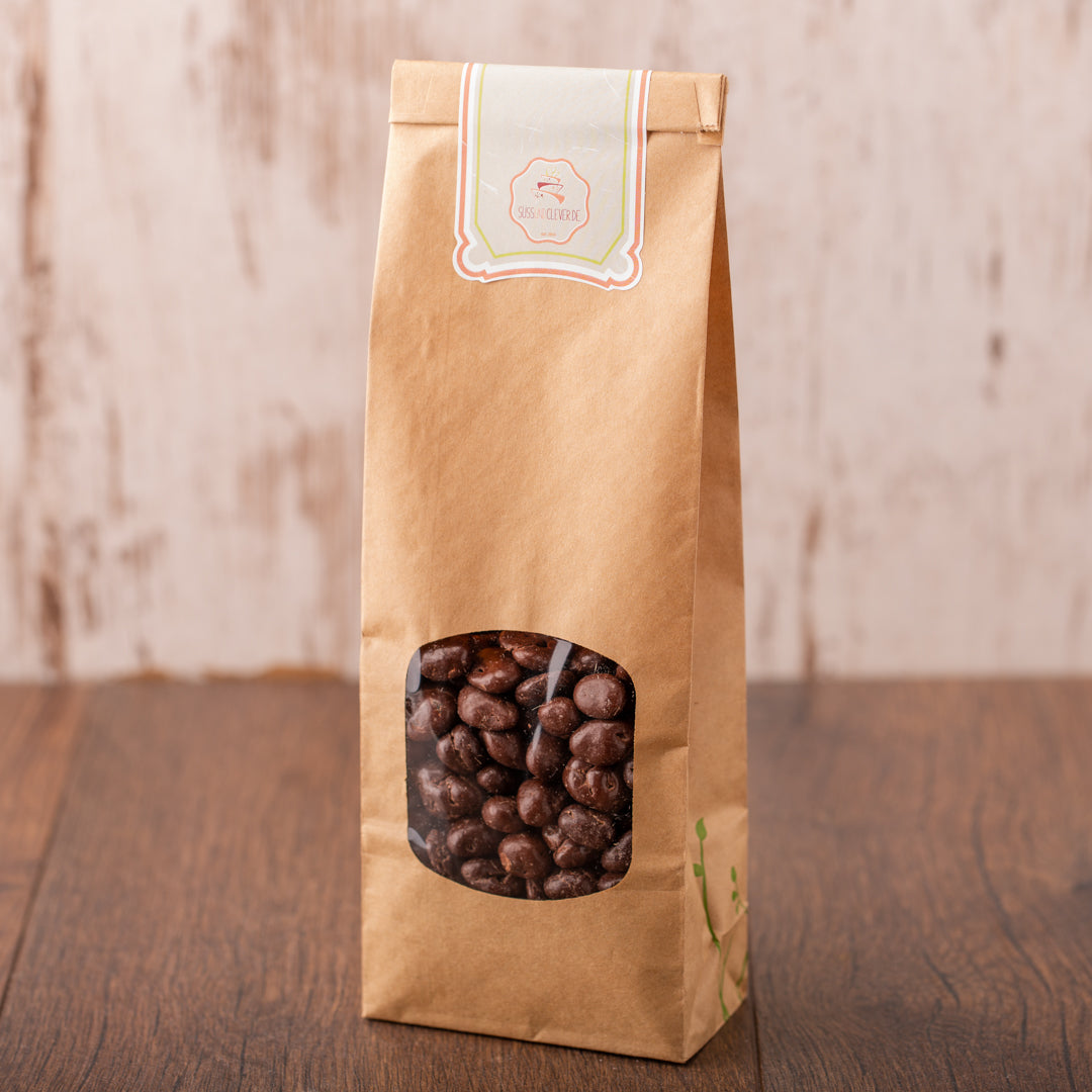 Bio Sultanas in Zartbitterschokolade | Schokorosinen