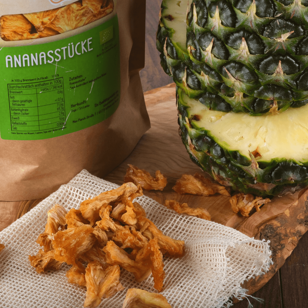 Bio Ananasstücke | Tidbits | soft | ungeschwefelt